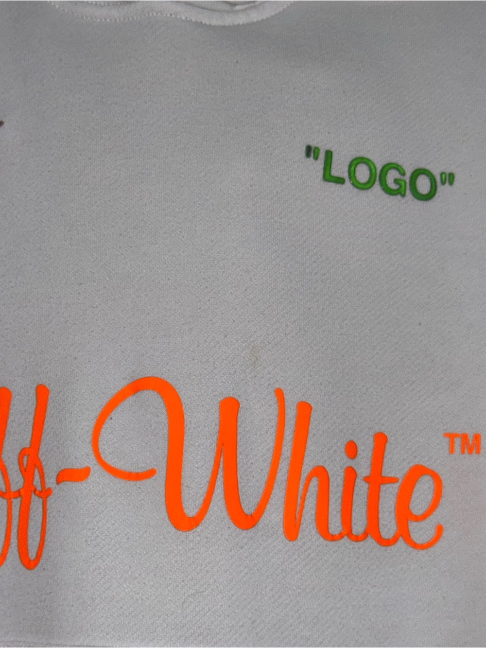Nike Lab x OFF-WHITE Mercurial NRG X Hoodie White/Orange - Picture 3 of 6